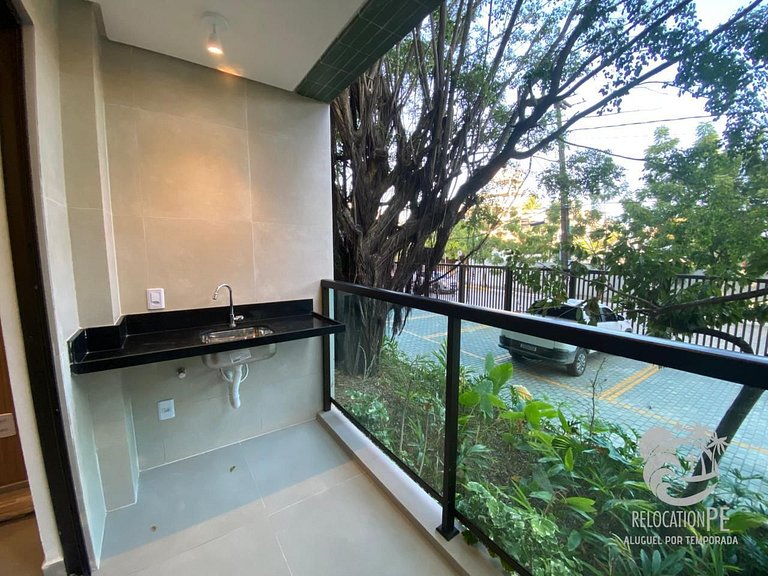 Porto Beijupirá Exclusive 05 | Flat Charmoso no Centro de Po