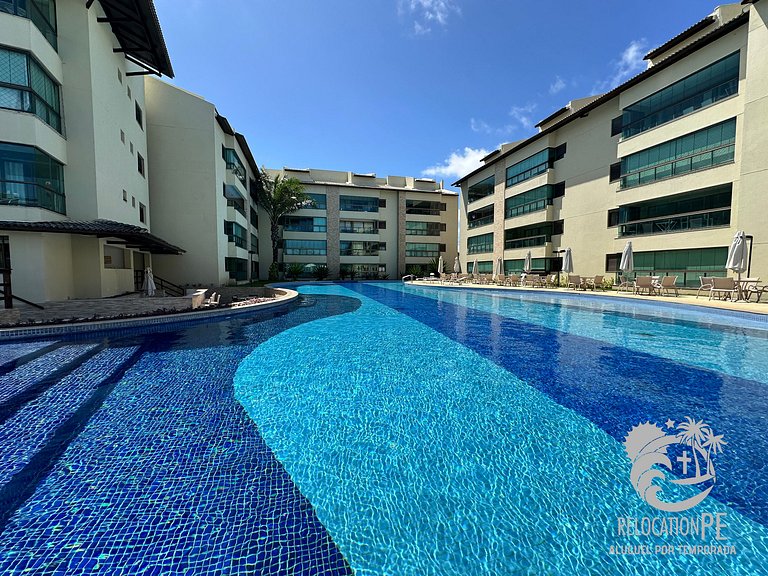 Ekoara Residence A405 | Apartamento Duplex Sky Pé na Areia e