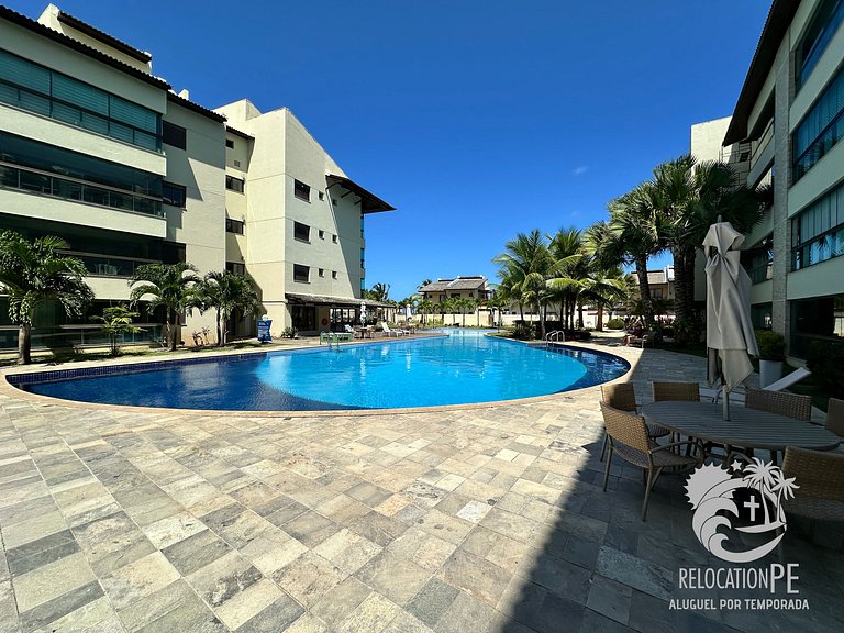 Ekoara Residence A405 | Apartamento Duplex Sky Pé na Areia e
