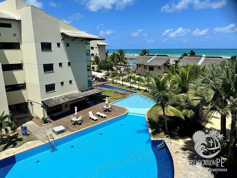Ekoara Residence A405 | Apartamento Duplex Sky Pé na Areia e