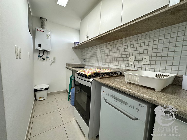 Ekoara Residence A405 | Apartamento Duplex Sky Pé na Areia e