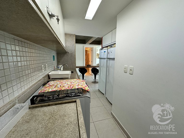 Ekoara Residence A405 | Apartamento Duplex Sky Pé na Areia e