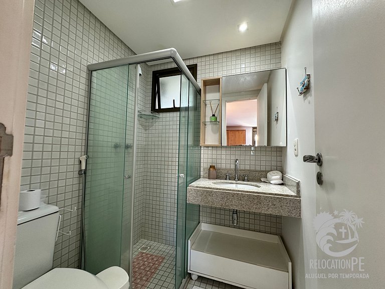 Ekoara Residence A405 | Apartamento Duplex Sky Pé na Areia e