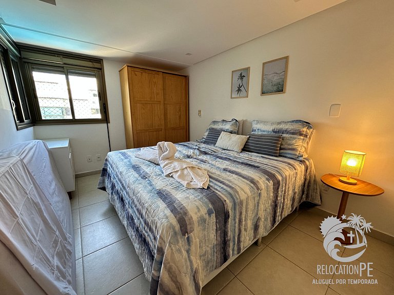 Ekoara Residence A405 | Apartamento Duplex Sky Pé na Areia e