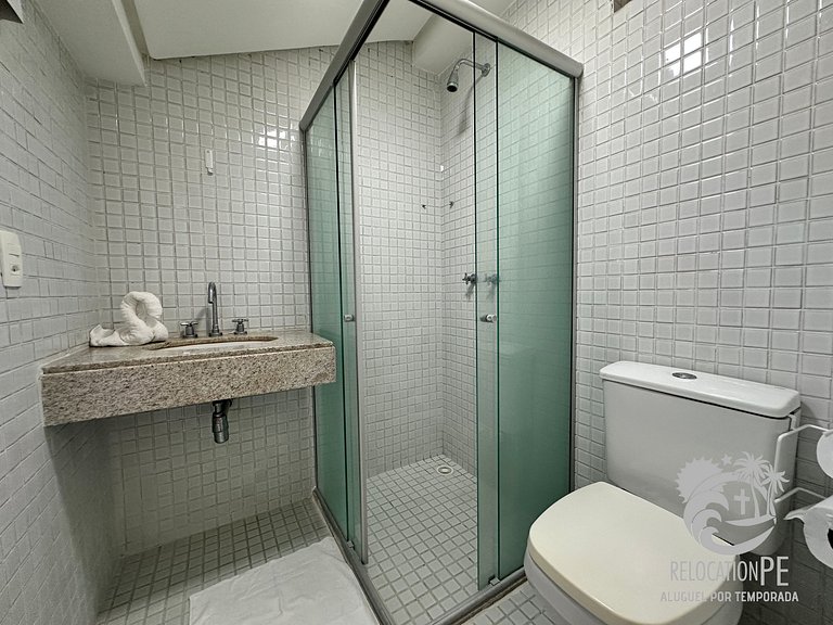 Ekoara Residence A405 | Apartamento Duplex Sky Pé na Areia e