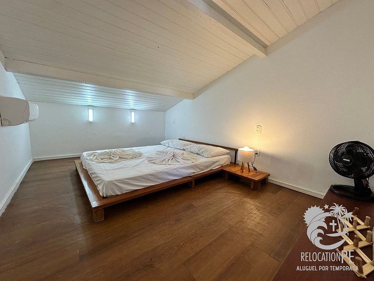Ekoara Residence A405 | Apartamento Duplex Sky Pé na Areia e