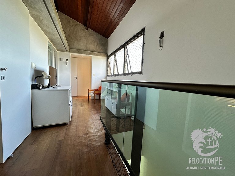 Ekoara Residence A405 | Apartamento Duplex Sky Pé na Areia e