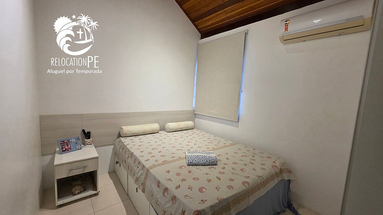 Village 3 | Casa com 4Q Hidromassagem em Carneiros
