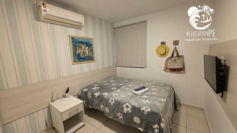 Village 3 | Casa com 4Q Hidromassagem em Carneiros