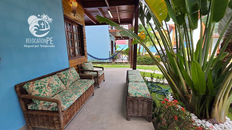 Village 3 | Casa com 4Q Hidromassagem em Carneiros
