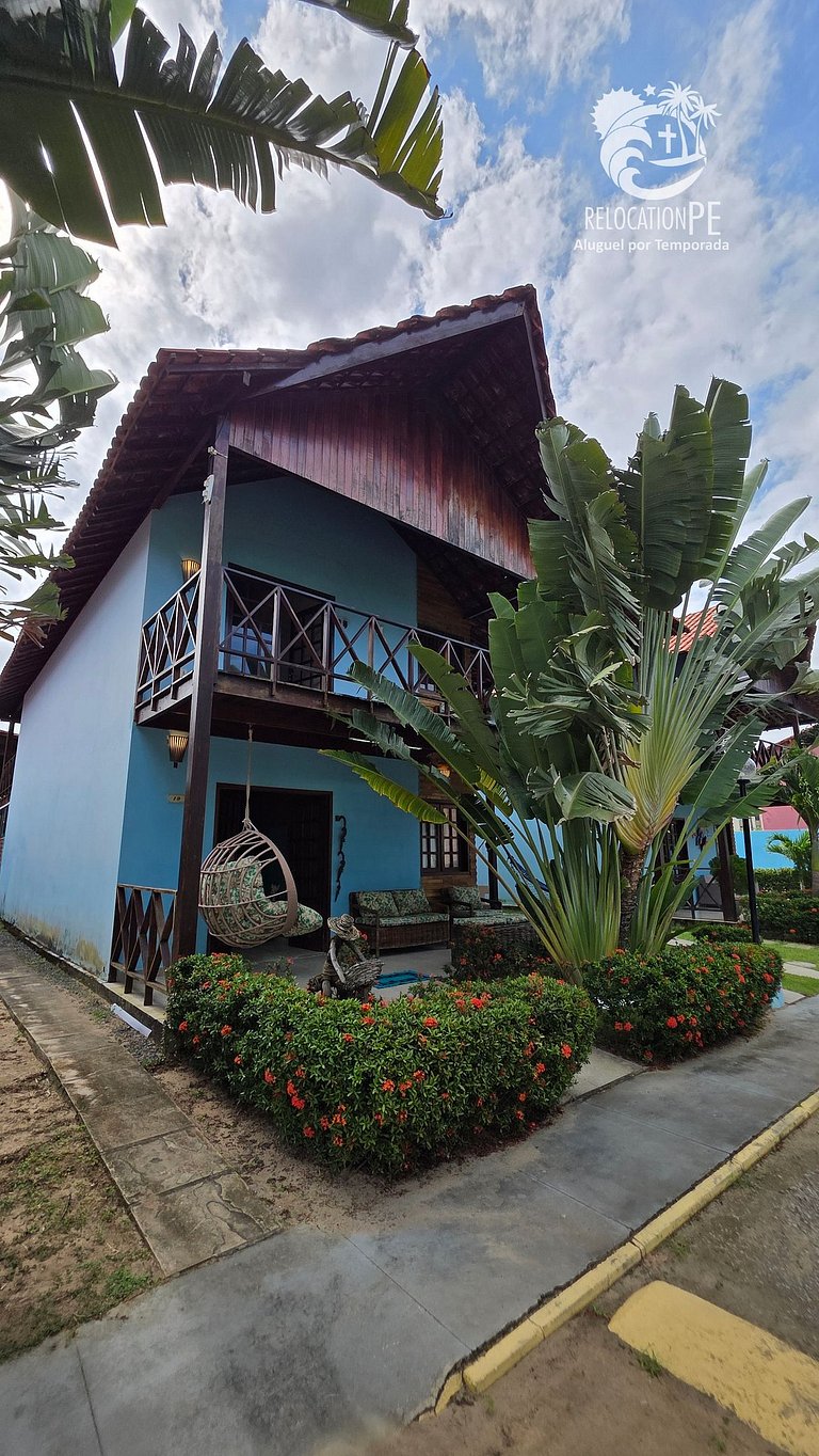 Village 3 | Casa com 4Q Hidromassagem em Carneiros