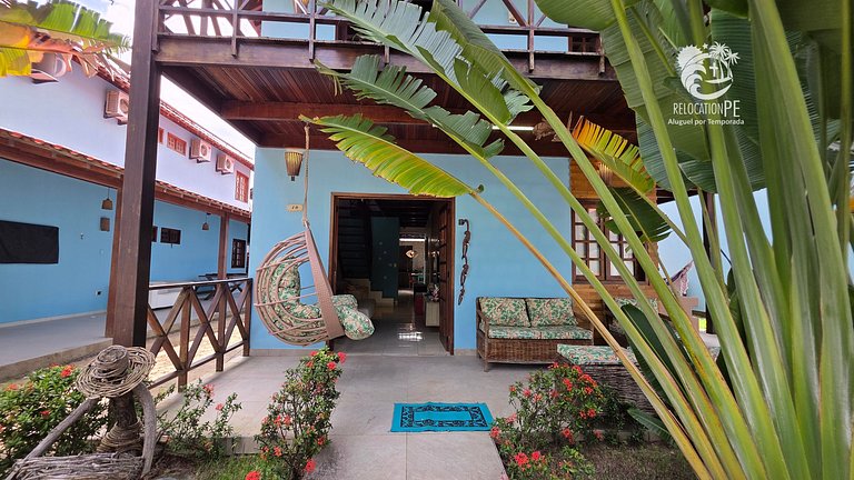Village 3 | Casa com 4Q Hidromassagem em Carneiros