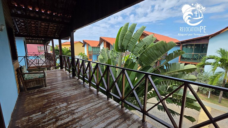 Village 3 | Casa com 4Q Hidromassagem em Carneiros