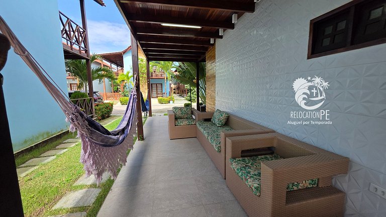Village 3 | Casa com 4Q Hidromassagem em Carneiros