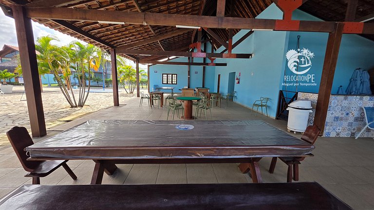 Village 3 | Casa com 4Q Hidromassagem em Carneiros