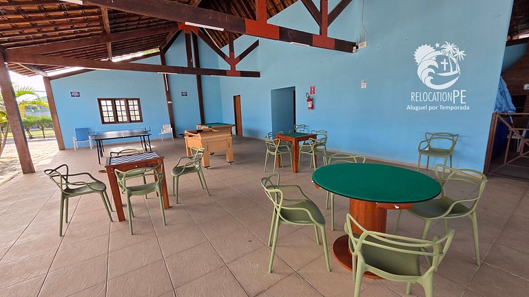 Village 3 | Casa com 4Q Hidromassagem em Carneiros
