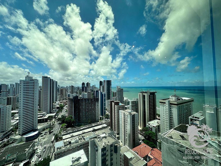 Beach Class Conselheiro - Piso de lujo en el piso 24 en Boa