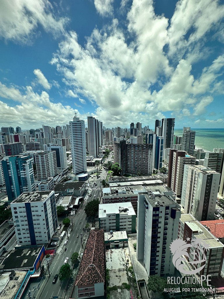 Beach Class Conselheiro - Piso de lujo en el piso 24 en Boa