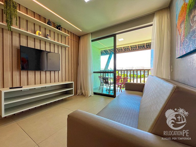 Flat 2 Suítes | Beach Class Muro Alto 2302 by RelocationPE