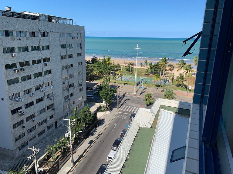Flat with ocean view, wifi, cleaning and parking