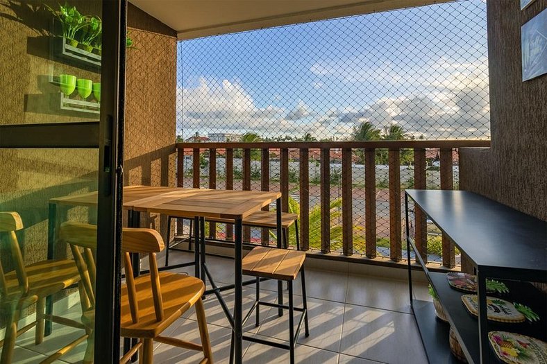 Porto de Galinhas Cupe Beach Living Resort balcony 3 rooms C
